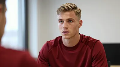 Eintracht Frankfurts schwedischer Mittelfeldspieler Hugo Larsson verhandelt in London über einen Transfer für eine...